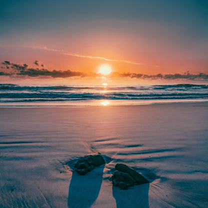 coolum-sunrise-violet-photograph